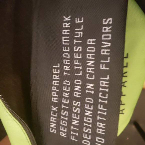SNACK Apparel Fanny Packs Belt Bags Green Lime Yellow black interior pockets - Picture 9 of 10